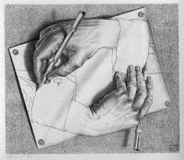 M.C.Escher's, «Drawing Hands»