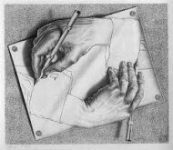 M.C.Escher's, «Drawing Hands»